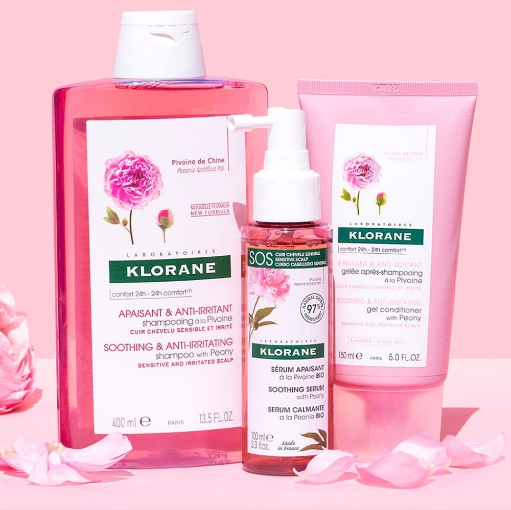 NEW ❄️ KLORANE soothing peony regimen holiday set